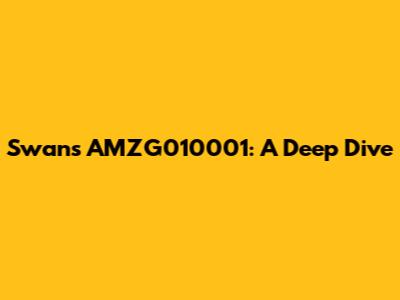 Swans AMZG010001: A Deep Dive
